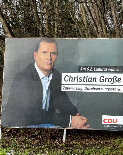 Großplakat am Stahnsdorfer Hof