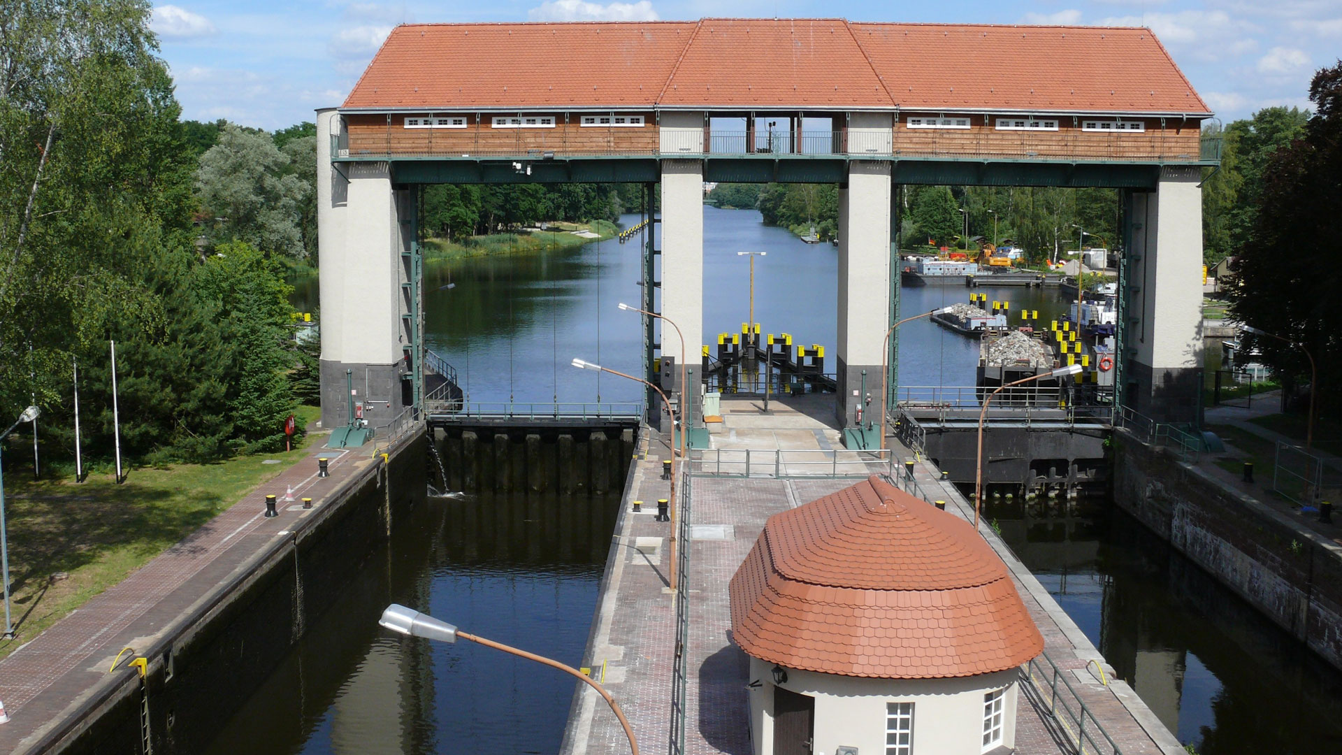 die Schleuse in Kleinmachnow